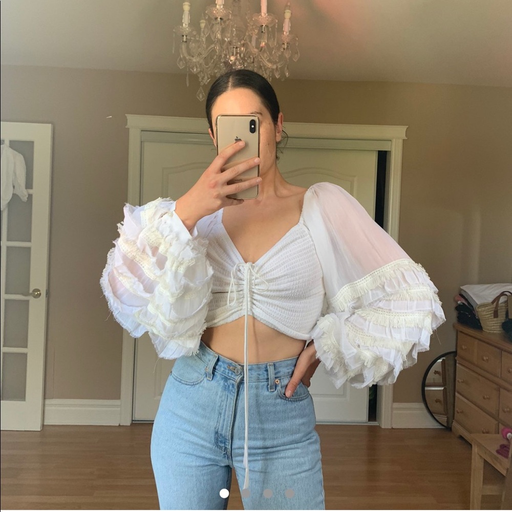 Misa Los Angeles chiffon top